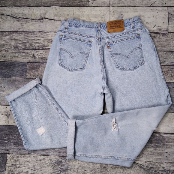 Levi's Denim - Vintage Levi's 950 Orange Tab High Rise Jeans 30